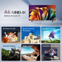 Televisor LED 55" 4K Ultra HD Negro Smart 20014021 HISENSE Televisor LED 55" 4K Ultra HD Negro Smart 20014021 HISENSE