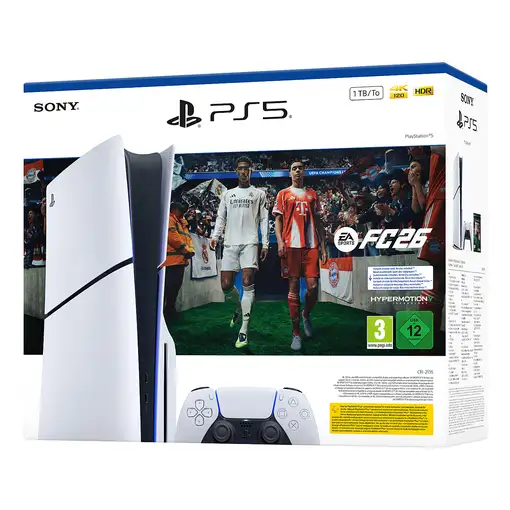 Consola SONY PlayStation 5 + EA Sports FC 26 Bundle 1000GB Negro