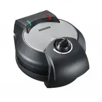 Severin WA 2103 gofrera 4 barquillo(s) 1200 W Negro, Plata