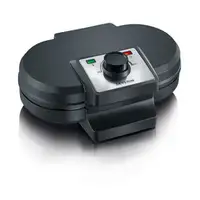 Severin WA 2106 gofrera 2 barquillo(s) 1200 W Negro