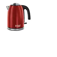 Russell Hobbs 20412-70 tetera eléctrica Negro, Rojo, Acero inoxidable