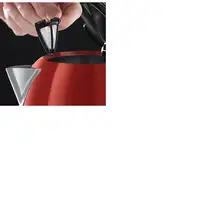 Russell Hobbs 20412-70 tetera eléctrica Negro, Rojo, Acero inoxidable