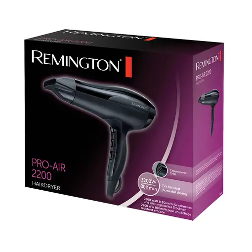 Secador de pelo  D5210  2200 W Negro REMINGTON