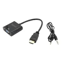 iggual Adaptador HDMI a VGA + audio (3.5 mm)