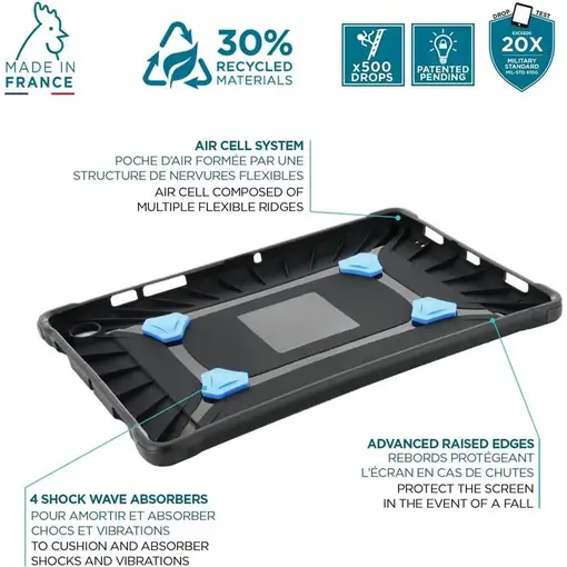 Mobilis PROTECH 27,9 cm (11'') Antigolpes Negro