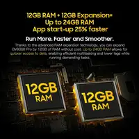 Blackview Smartphone BV9300 Pro 15080 mAh 12/256 Green