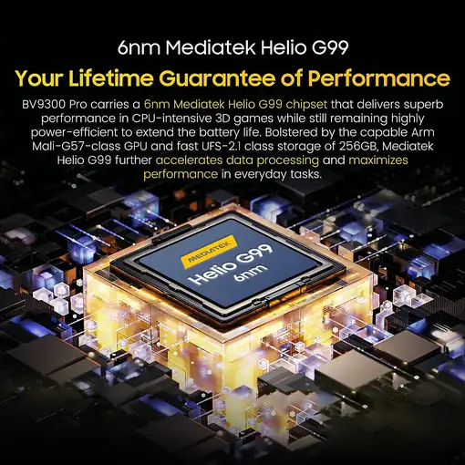 Blackview Smartphone BV9300 Pro 15080 mAh 12/256 Green