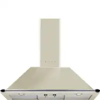 Smeg KT90PE campana De pared Crema de color 567 m³/h Smeg KT90PE campana De pared Crema de color 567 m³/h