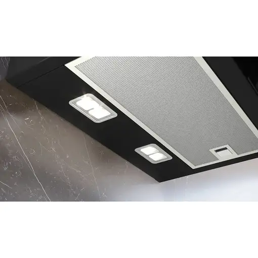 Siemens iQ300 LC87KFN60 campana De pared Negro 427 m³/h