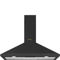Smeg KSED95COA campana De pared Negro 595 m³/h Smeg KSED95COA campana De pared Negro 595 m³/h