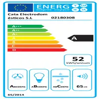 CATA Corona X 100 Encastrada Acero inoxidable A 600 m³/h CATA Corona X 100 Encastrada Acero inoxidable A 600 m³/h