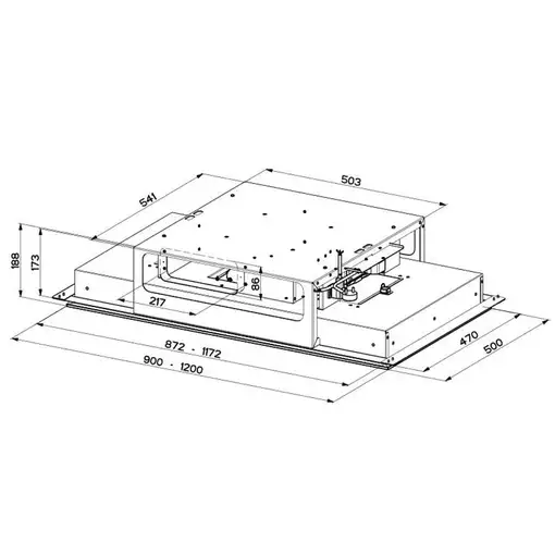 Mepamsa Cielo Slim 90 De techo Acero inoxidable 720 m³/h