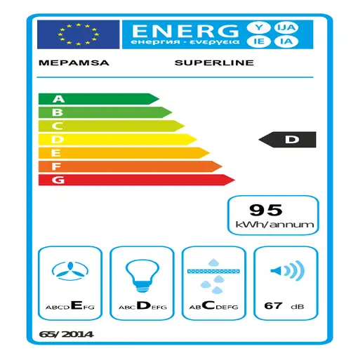 Mepamsa Superline 60 Semintegrada (extraíble) Acero inoxidable 415 m³/h