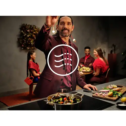 AEG GV77D91ST De pared Negro 445 m³/h