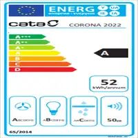 CATA Corona X Telescópica o extraplana Acero inoxidable 600 m³/h