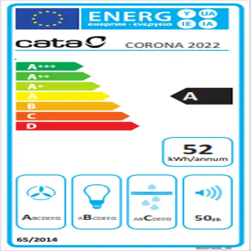 CATA Corona X Telescópica o extraplana Acero inoxidable 600 m³/h