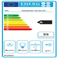 AEG DGE5861HM Encastrada Acero inoxidable 700 m³/h
