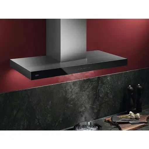 AEG GB67D91HL De pared Negro, Acero inoxidable 600 m³/h