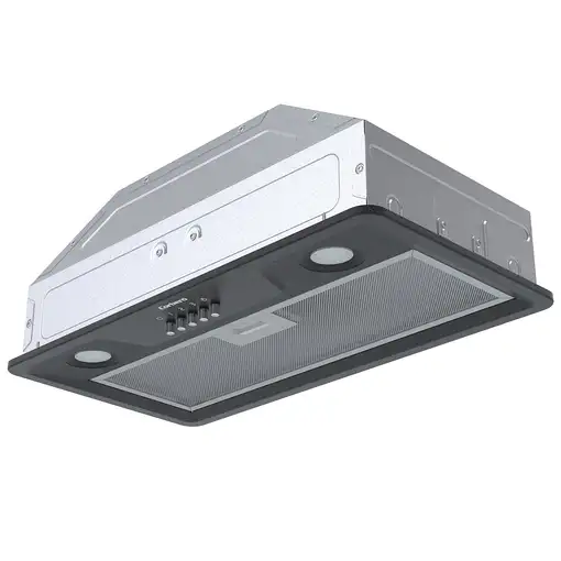 Corbero CCSF5222GFN campana Encastrada Negro, Acero inoxidable 300 m³/h