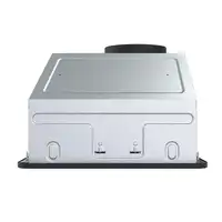 Corbero CCSF5222GFN campana Encastrada Negro, Acero inoxidable 300 m³/h