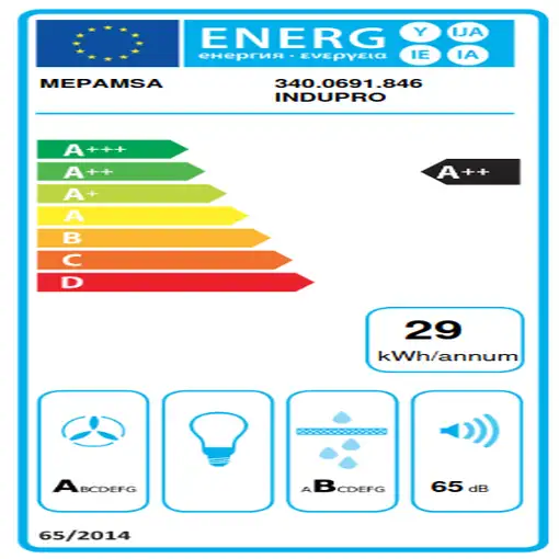Mepamsa Indu Pro Negro 505 m³/h