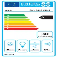 Teka CNL 6415 PLUS G1 Semintegrada (extraíble) Negro A 385 m³/h Teka CNL 6415 PLUS G1 Semintegrada (extraíble) Negro A 385 m³/h