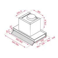 Teka INTEGRA 66750 POS Encastrada Acero inoxidable 620 m³/h Teka INTEGRA 66750 POS Encastrada Acero inoxidable 620 m³/h