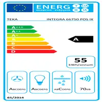 Teka INTEGRA 66750 POS Encastrada Acero inoxidable 620 m³/h Teka INTEGRA 66750 POS Encastrada Acero inoxidable 620 m³/h