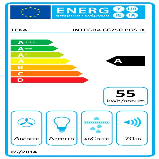 Teka INTEGRA 66750 POS Encastrada Acero inoxidable 620 m³/h