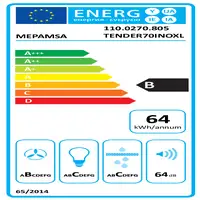 Mepamsa Tender H 70X De pared Acero inoxidable B 705 m³/h