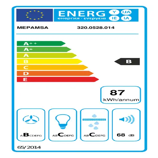 Mepamsa Gavia 90 De pared Acero inoxidable 740 m³/h