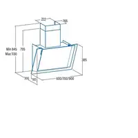 CATA VALTO 600 XGWH De pared Blanco 575 m³/h