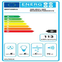 Mepamsa Modena De pared Acero inoxidable 380 m³/h