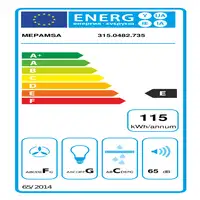 Mepamsa Ecoline 60 Semintegrada (extraíble) Acero inoxidable 300 m³/h