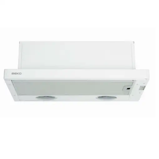 Beko CTB 6407 W campana Semintegrada (extraíble) Blanco 280 m³/h