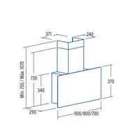 CATA GRECO 70 WH De pared Blanco 850 m³/h CATA GRECO 70 WH De pared Blanco 850 m³/h