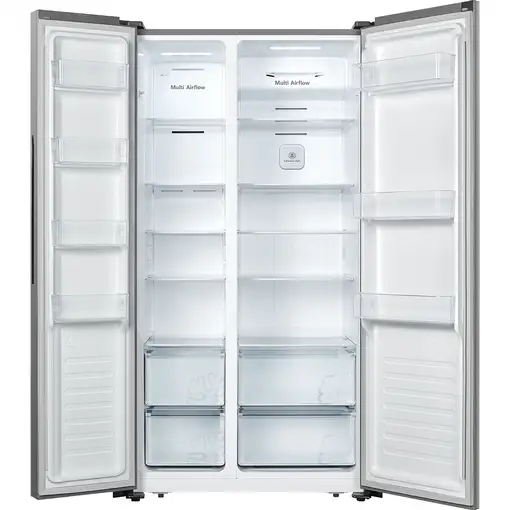Hisense RS677N4ACC nevera puerta lado a lado Independiente 519 L Acero inoxidable