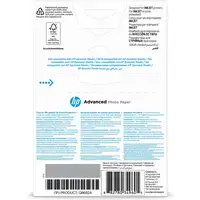 HP Papel fotográfico Advanced, brillante, 250 g/m2, 10 x 15 cm (101 x 152 mm), 100