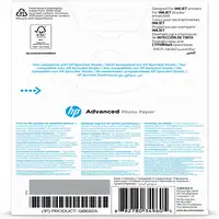 HP Papel fotográfico Advanced, brillante, 250 g/m2, 10 x 15 cm (101 x 152 mm), 100