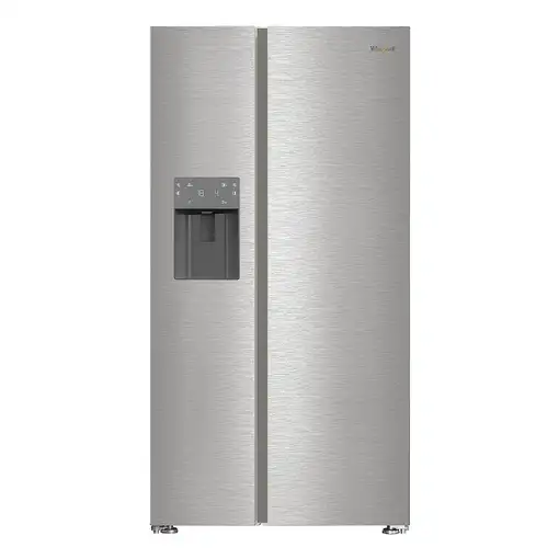 Whirlpool WHG26574WX5E nevera puerta lado a lado Independiente 578 L D Acero inox