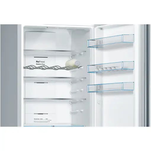 Nevera y congelador Independiente 368 L Acero inoxidable 66644 KGN39XIEA BOSCH