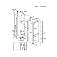 Nevera y congelador Integrado 271 L Blanco 925 503 306 ELECTROLUX Nevera y congelador Integrado 271 L Blanco 925 503 306 ELECTROLUX